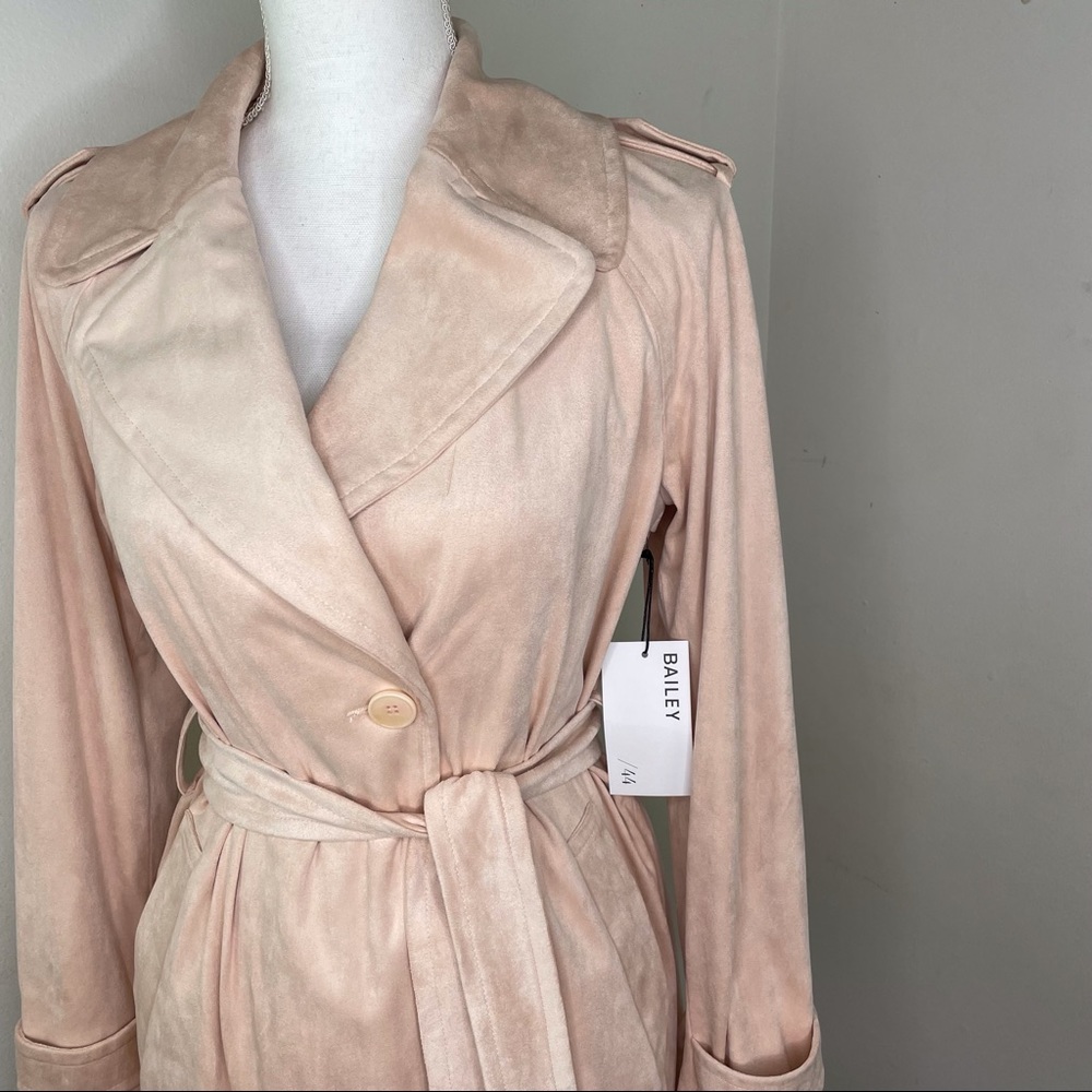 BAILEY 44 | Suede Sydney Vegan Pink Jacket - Picture 6 of 16